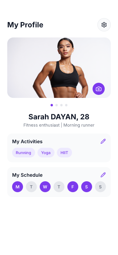 Kaizmo app - Your Profile